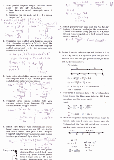 latihan soal dan pembahasan fisika kelas xi semester 2